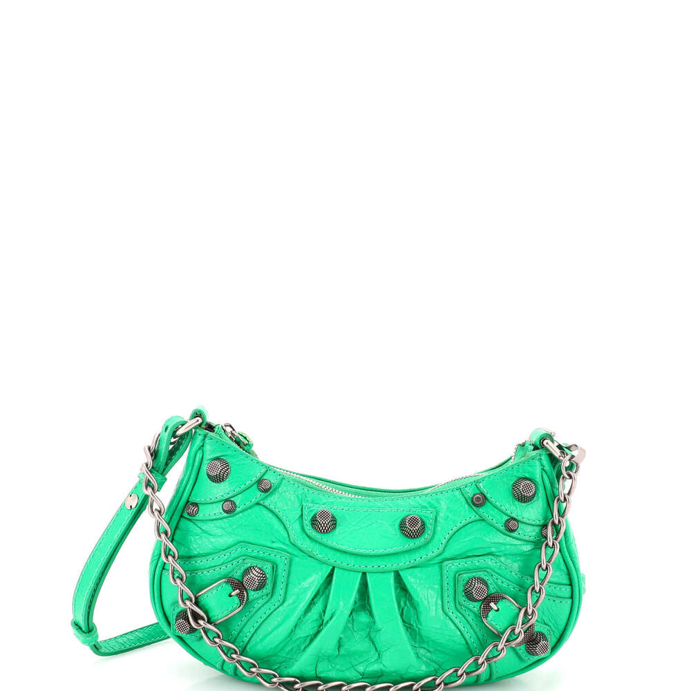 Balenciaga XS Le Cagole Giant Studs Chain Shoulder Bag
